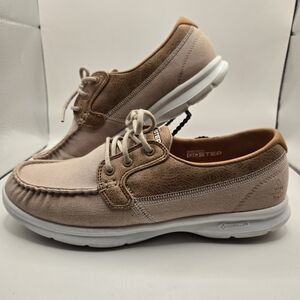 Skechers Beige and Brown Casual Shoes